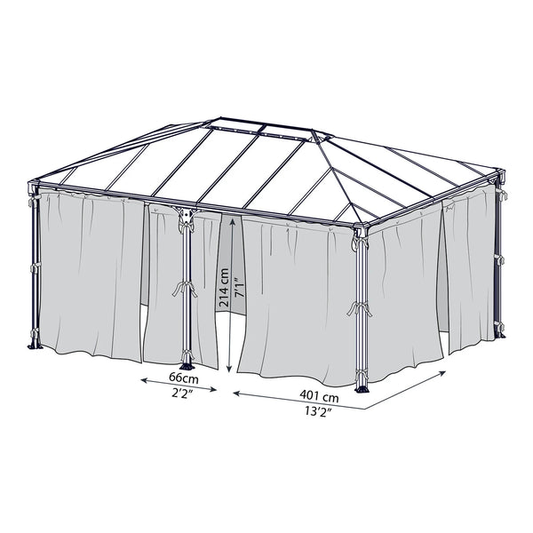 Gardnsett for lysthus Martinique 5000 + Milano 4300