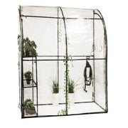 Vegghengt drivhus i plast – 215 x 100 x 200 cm