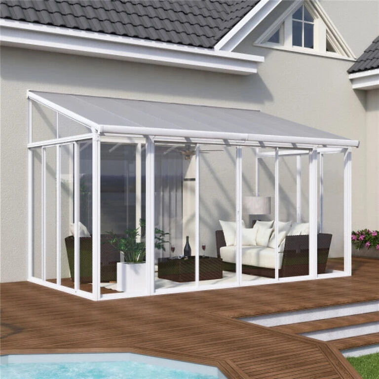 SanRemo vinterhage 3 x 4.25 m – hvit