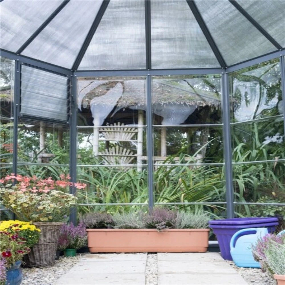 Sekskantet Oasis-drivhus 4 m²