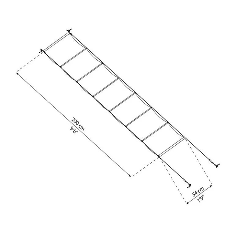 Gardiner til Feria-terrassetak 16.1 m² (3 x 5.46 m)