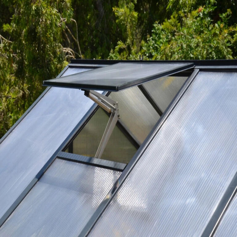 Glory-drivhus – grått – 12.2 m²