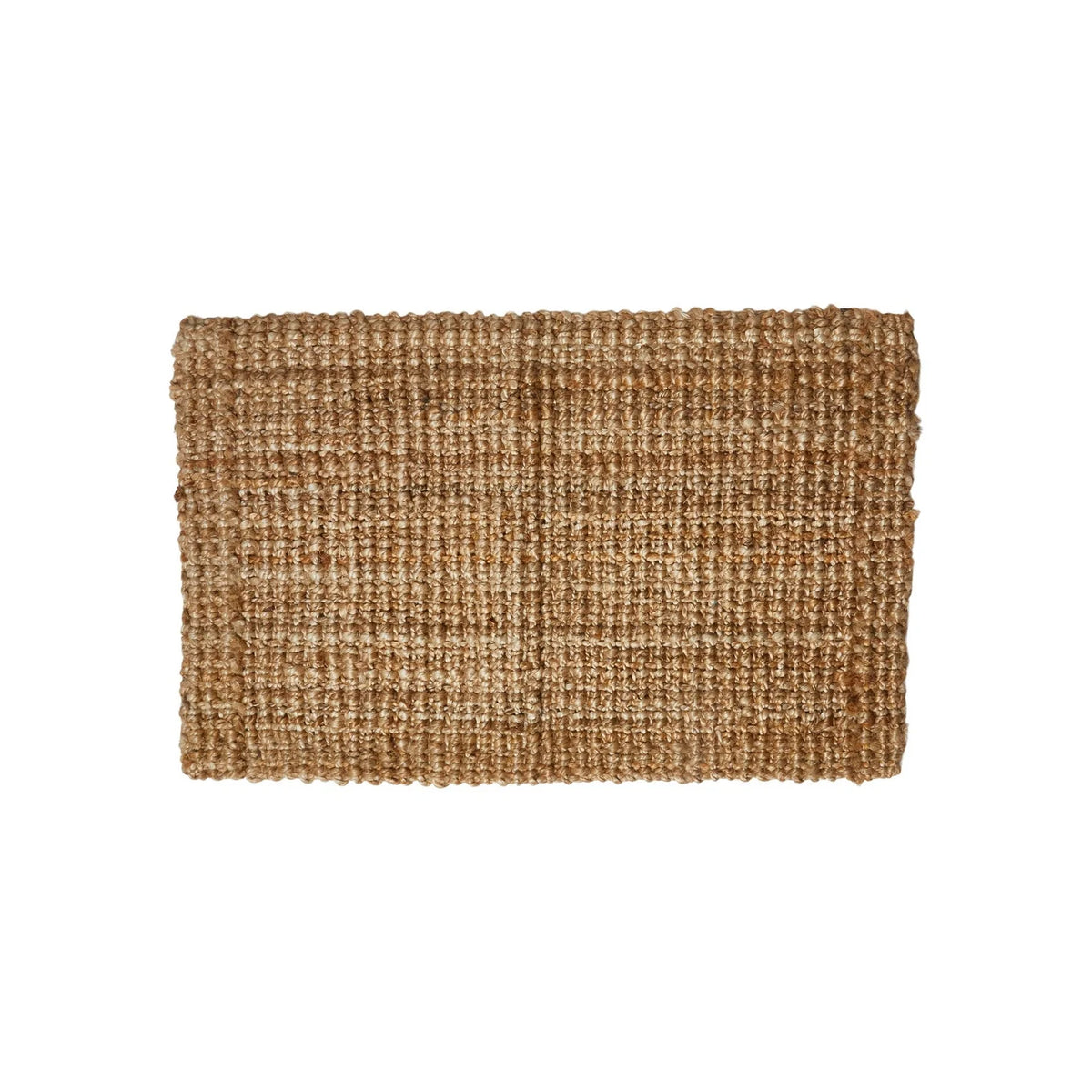 Thick Braided Jute Mat 50 x 80 cm - Natural