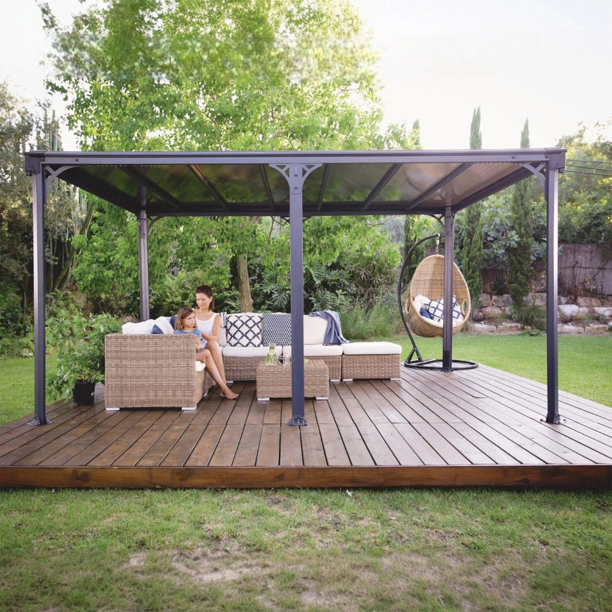 Milano lysthussett 10 ft. × 14 ft.