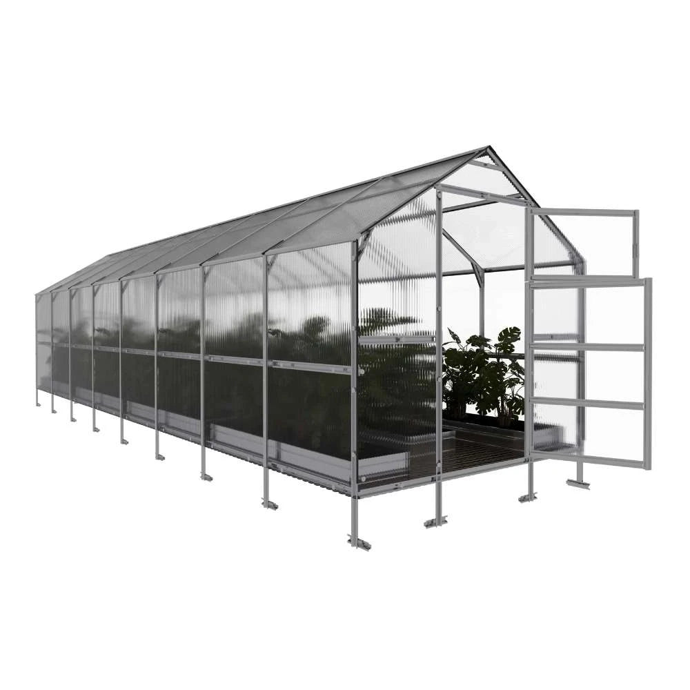 KLASIKA Bernard-drivhus 2,35 x 8 m (18,8 m2)
