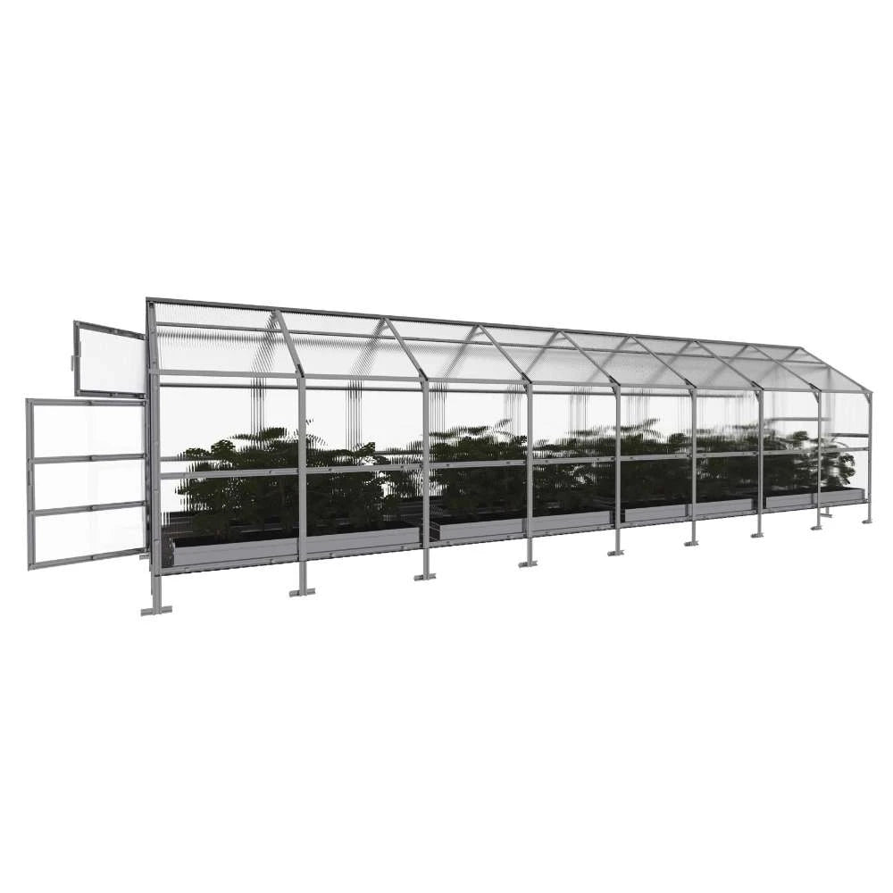 KLASIKA Bernard-drivhus 2,35 x 8 m (18,8 m2)