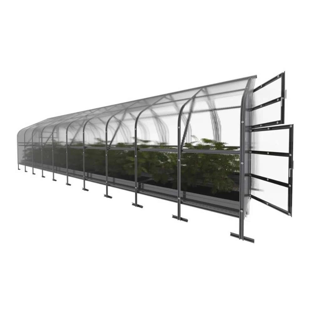 KLASIKA Drop-drivhus 2,5 x 12 m (30 m2)