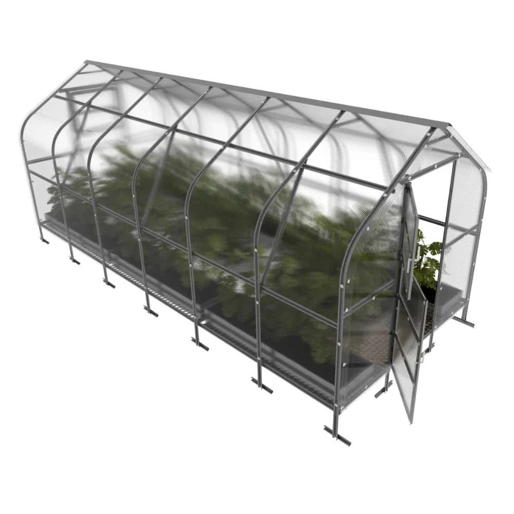 KLASIKA Drop-drivhus 2,5 x 6 m (15 m2)