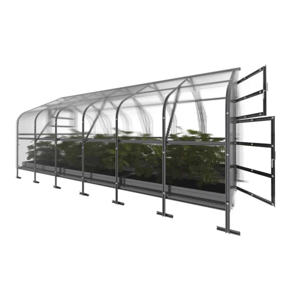 KLASIKA Drop-drivhus 2,5 x 6 m (15 m2)