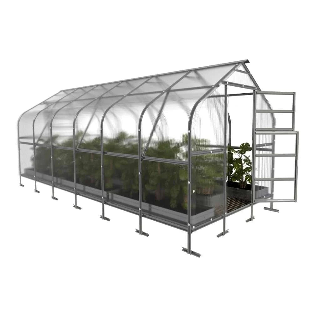 KLASIKA Drop-drivhus 2,5 x 6 m (15 m2)