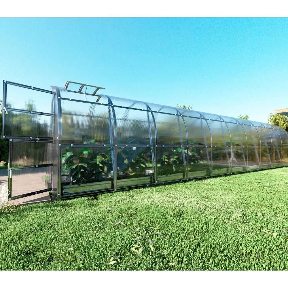 KLASIKA SLIM-drivhus 2 x 10 m (20 m2)