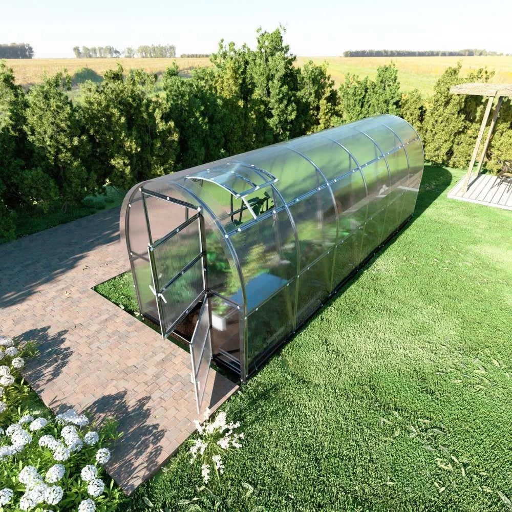 KLASIKA SLIM-drivhus 2 x 6 m (12 m2)