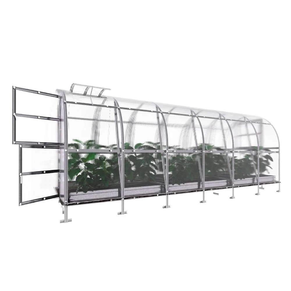 KLASIKA SLIM-drivhus 2 x 6 m (12 m2)