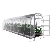 KLASIKA SLIM-drivhus 2 x 8 m (16 m2)