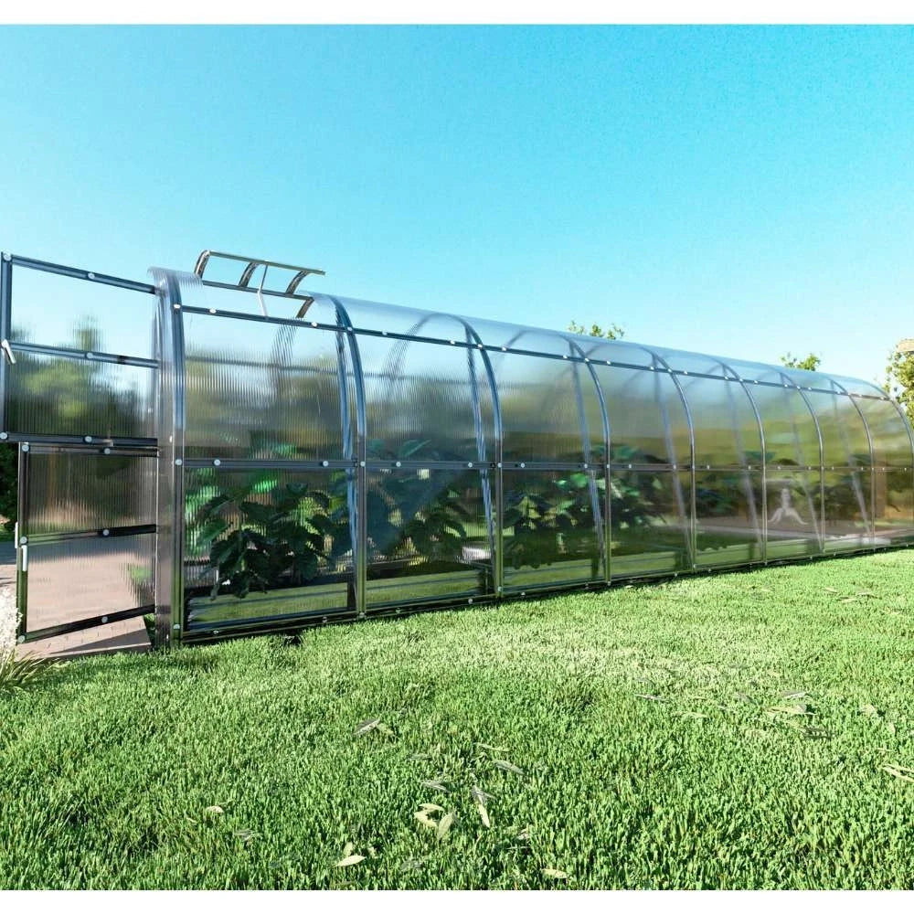 KLASIKA SLIM-drivhus 2 x 8 m (16 m2)