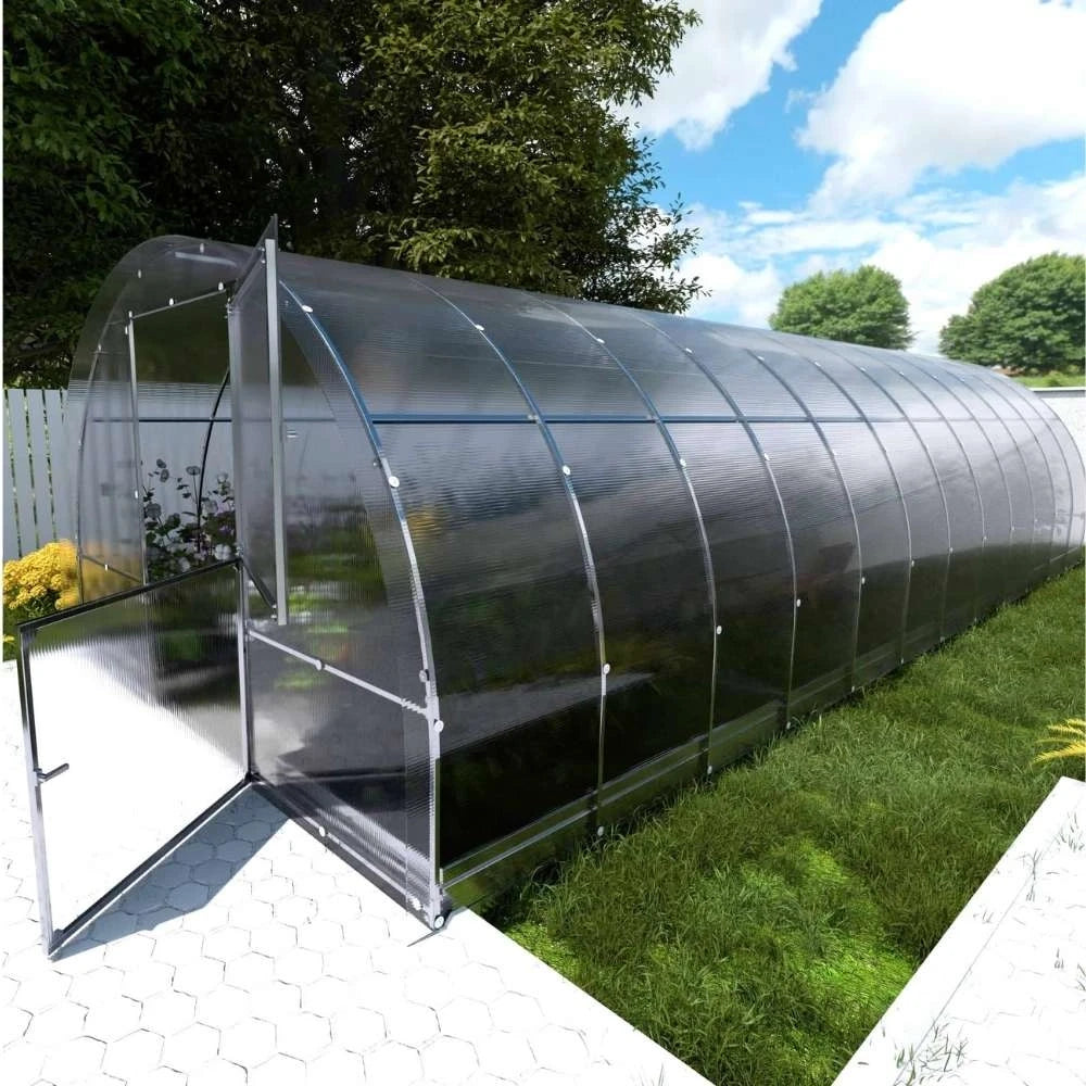 KLASIKA Easy-drivhus 3 x 8 m (24 m2)