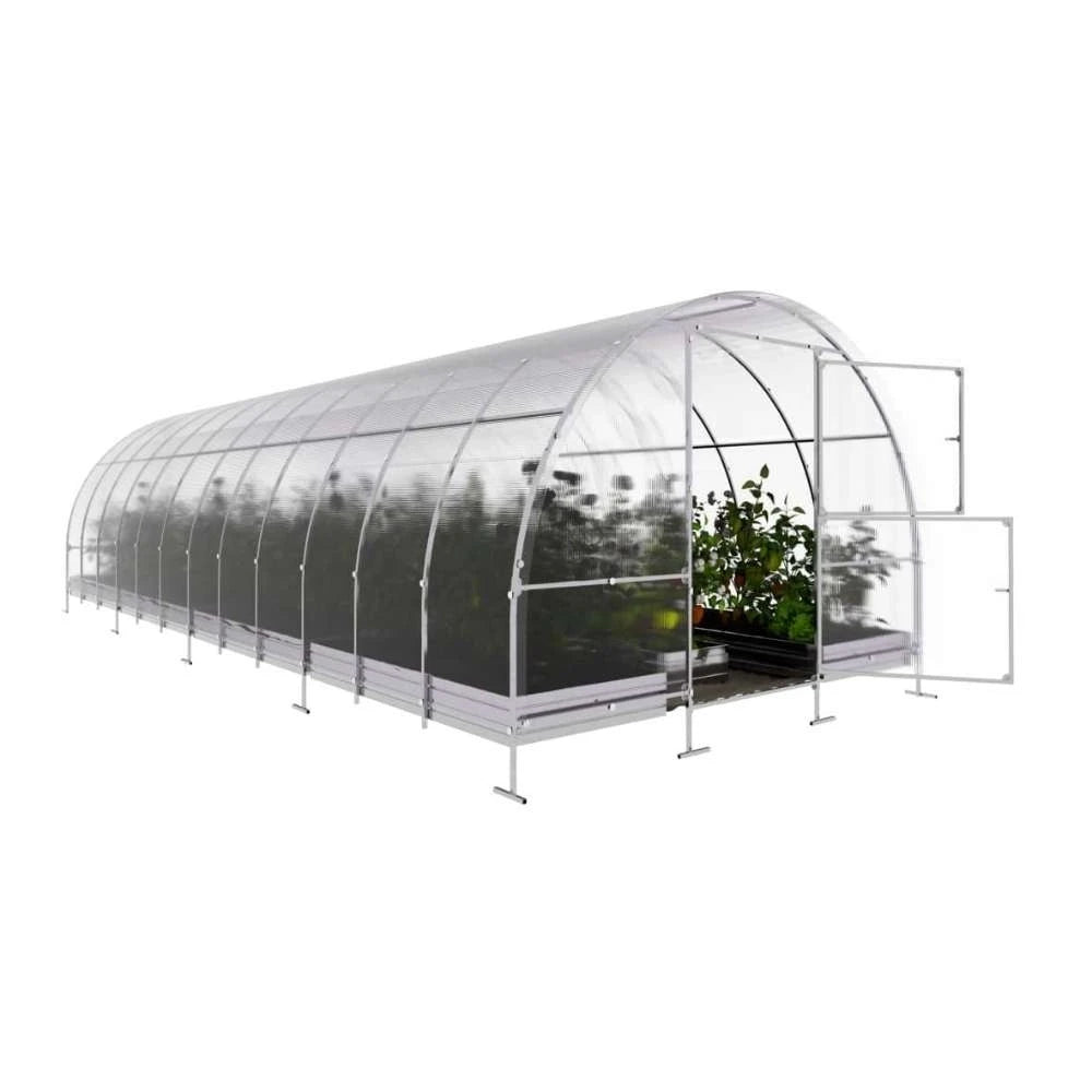 KLASIKA Easy-drivhus 3 x 8 m (24 m2)