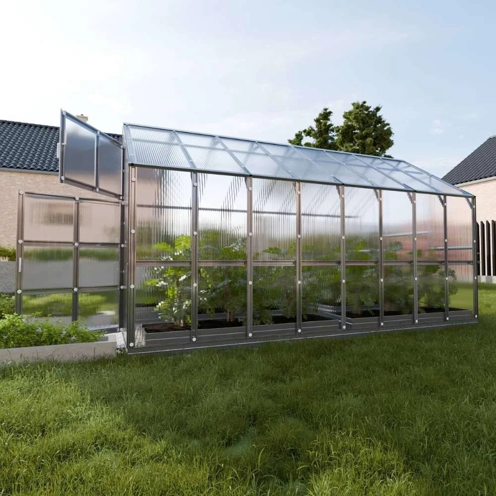 KLASIKA House-drivhus 2,35 x 4,12 m (9,68 m2)